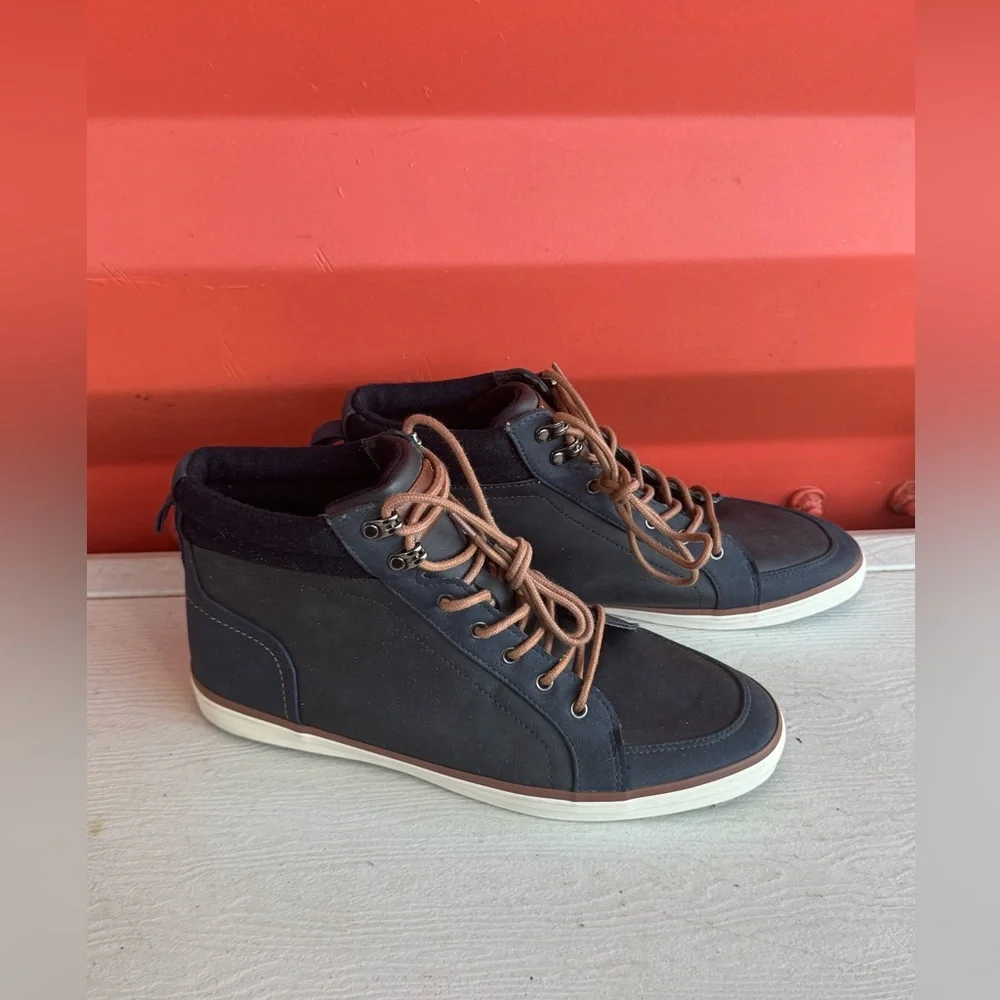 Call It Spring Dark Blue High-Top Sneakers - Picture 2 of 6